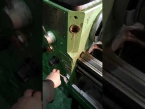 16д16а-01 Прецизионный Токарный Винторезный станок, РМЦ 750 мм. Видео в работе