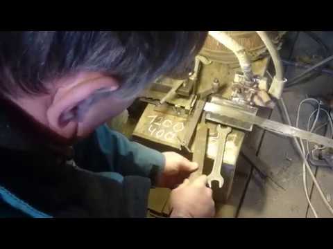 #2 Сварка ленточной пилы, контактной, однофазной сваркой.