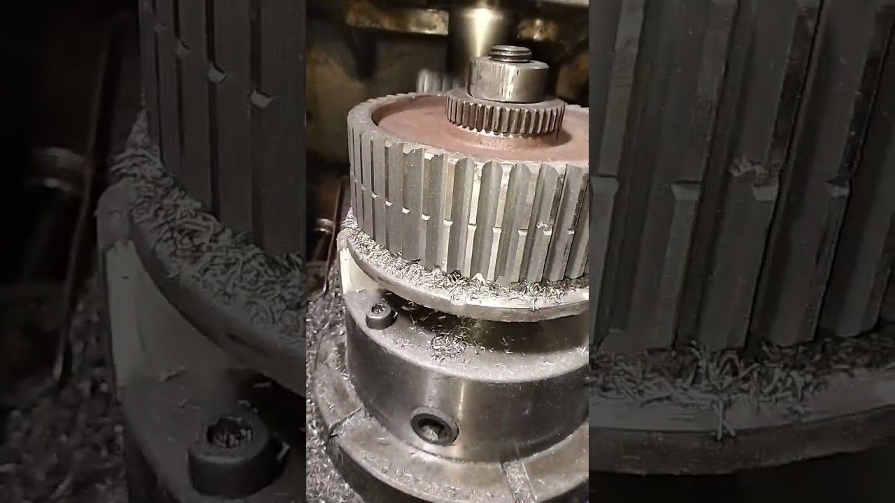 3.5 mod gear cuting on gear shaper #mechanicalengineering #gear #mirzag