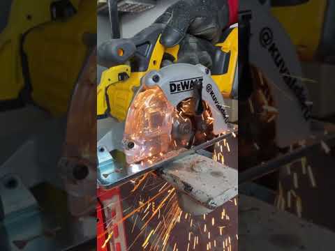 Аккумуляторная пила по металлу Dewalt! #shorts