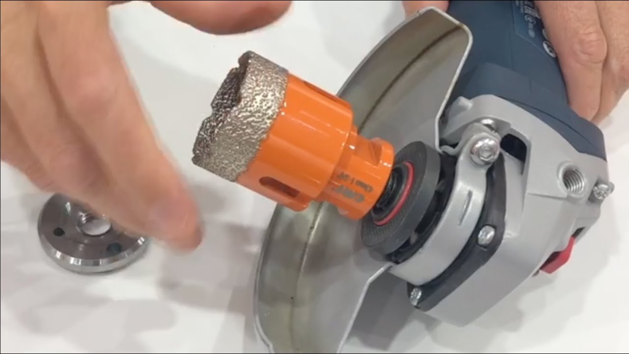 Алмазные коронки на УШМ | CMT Diamond Hole Saws Dry Cut | Для стройки, ремонта и отделки
