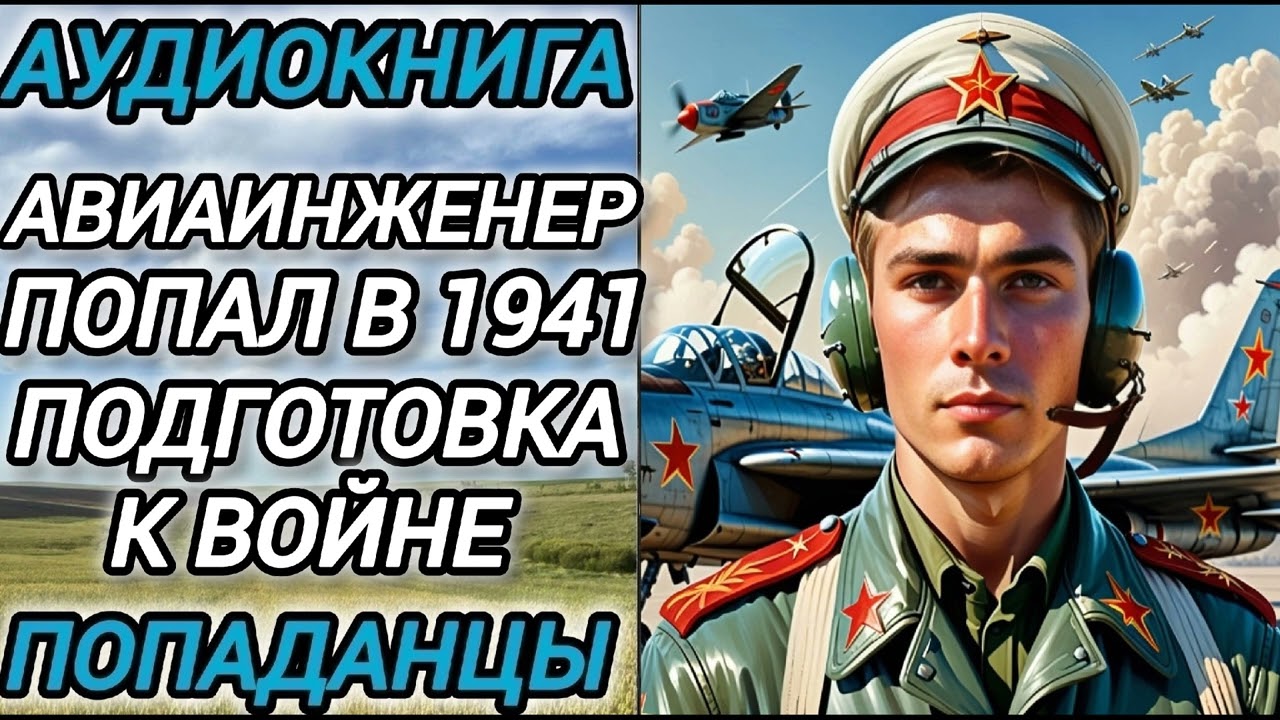 Аудиокнига ПОПАДАЦЫ В ПРОШЛОЕ: АВИАИНЖЕНЕР ПОПАЛ В 1941 ГОДУ ПОДГОТОВКА К ВОЙНЕ