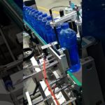 Auto Glas Wasser Flaschen Positionierungs Etikettiermaschine Autoamtischer Flaschenetikett Applikato