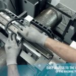 Автоматический двухколонный ленточный станок для резки металла MEP SHARK 350 CNC HS 5.0