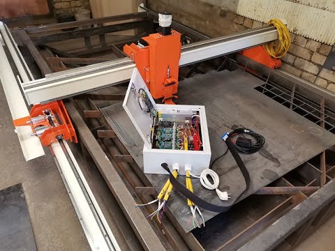 Блок управления чпу станком плазморез mach3