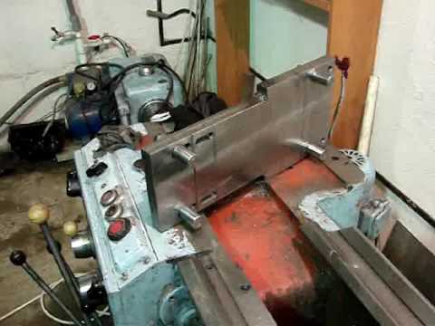 Часть 1.  Шабрение станины станка ИЖ-250