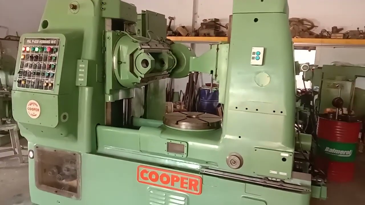COOPER P630 GEAR HOBBING MACHINE #gearhobbing  #industrialmachinery #machinetools #industrialmachine