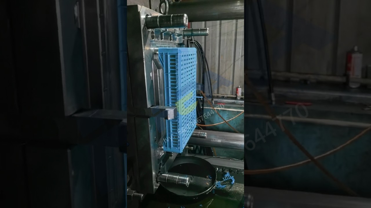 Crate Mould: Пластиковая литьевая форма для фруктовых ящиков #формадляящиков #cratemould #crates