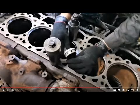 DAF XF 105 - Фрезеровка блока цилиндров ремонтную гильзу +025 / Motors Truck