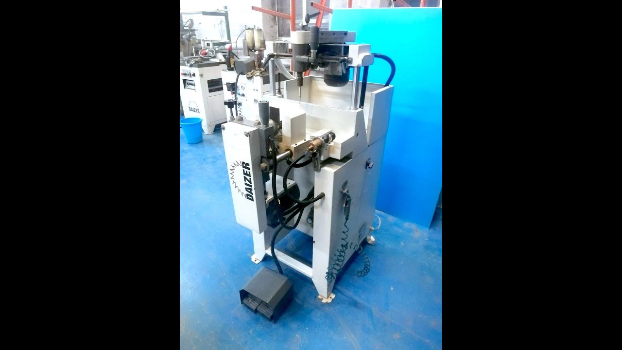 DAIZER PVC 222 Копировально фрезерный станок для ПВХ профиля c гидропневматической подачей #obbu.ru
