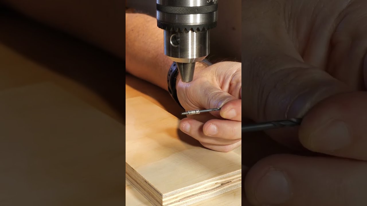 Drill Bit Too Small For Chuck - The Solution! #shorts