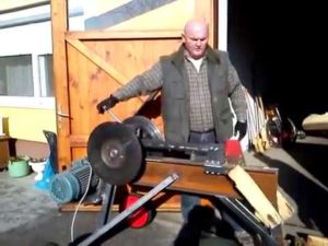Дровокол кинетический своими руками.