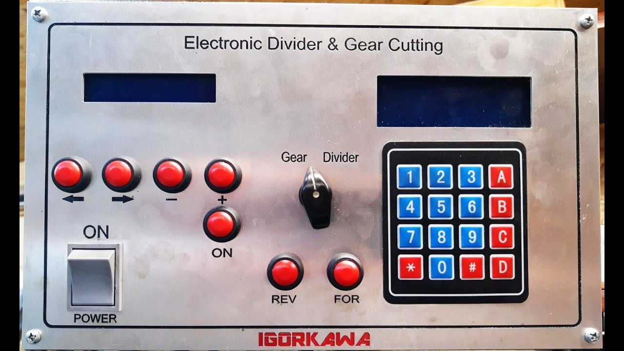 Электронный Зуборез ⚙️, Electronic gear cutter ⚙️