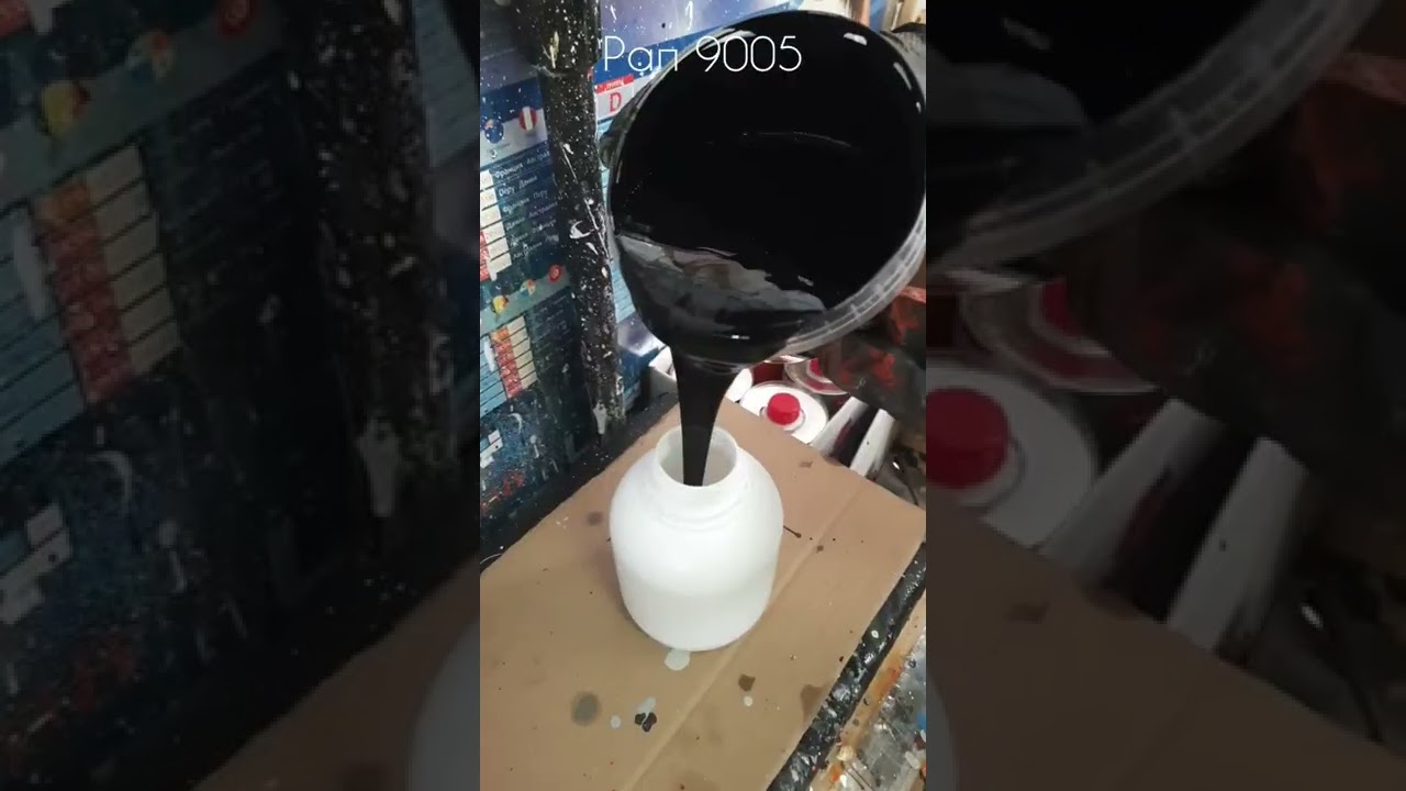 Эпоксидные эмали на зубофрезерный станок РАЛ 6021, 1018 и 9005. Отправка в г. Самара