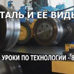 Фрагмент ВИДЕО УРОКА по Технологии - Сталь и её виды.