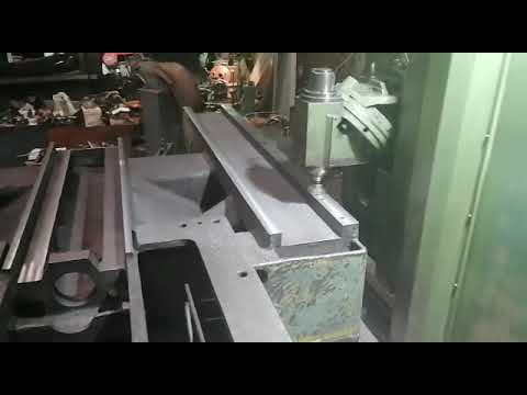 Фрезерная обработка крупногабаритной станины расточного станка