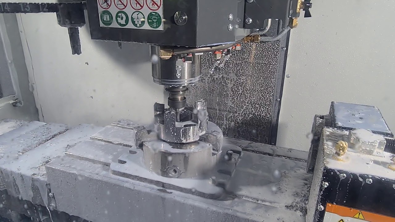 Фрезерная обработка ступицы, сталь. Haas VF2. Нева-Механикс