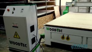 Фрезерно-гравировальный станок с ЧПУ WoodTec H 2030 на производстве у клиента