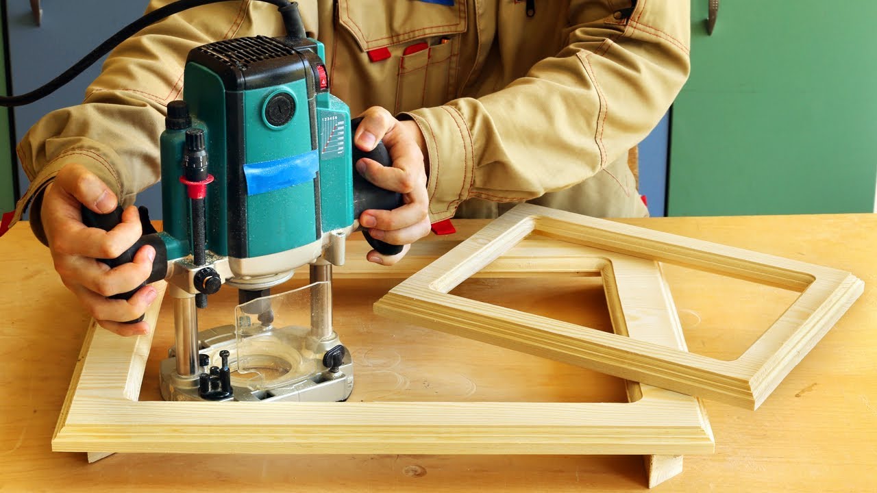 Фрезерование и изготовление рамок для А4 и А3, milling wooden frames for A3 and A4