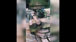 Фрезерование шпоночного паза на приводном валу