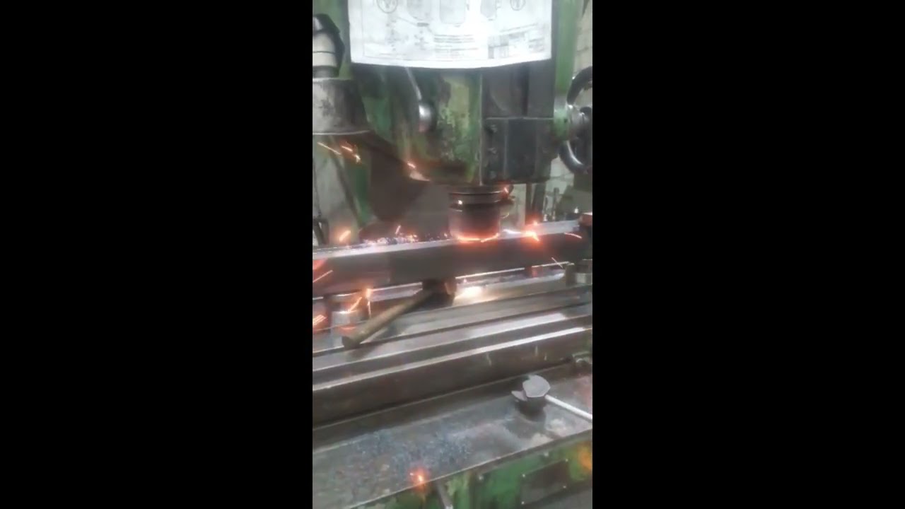 Фрезерование закаленной поверхности.