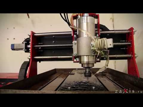 Фрезеровка СТАЛИ на станке ЧПУ ZAXIS // cnc Milling steel