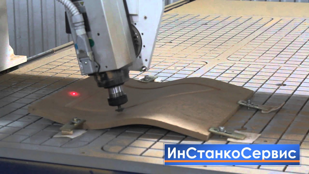 Фрезеровка фасада "волна" на станке ATS-2112.4D