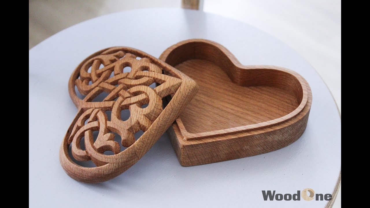 Фрезеровка шкатулки в кельтском стиле /Milling Celtic wooden box