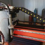 Газовая резка на промышленном станке с ЧПУ HyperCUT 1530, резак Messer (Германия)