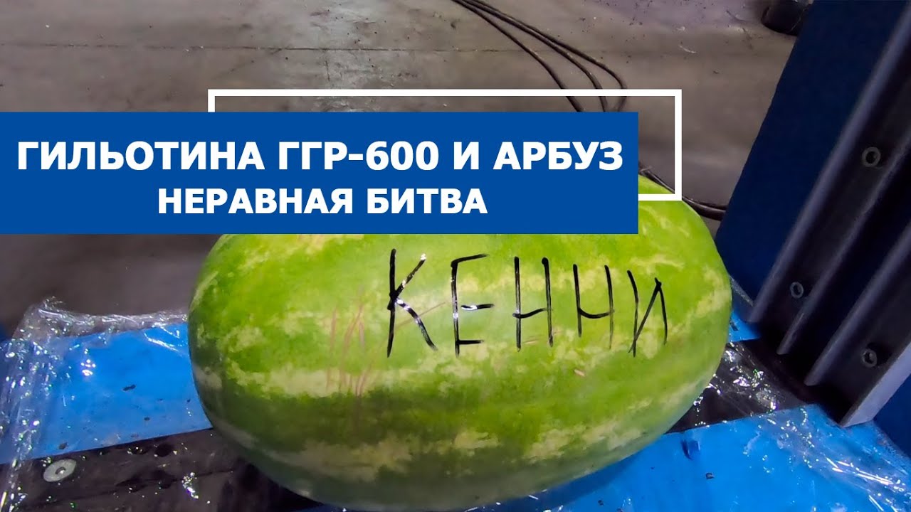 ХАНА АРБУЗУ! Гидравлическая гильотина ГГР-600