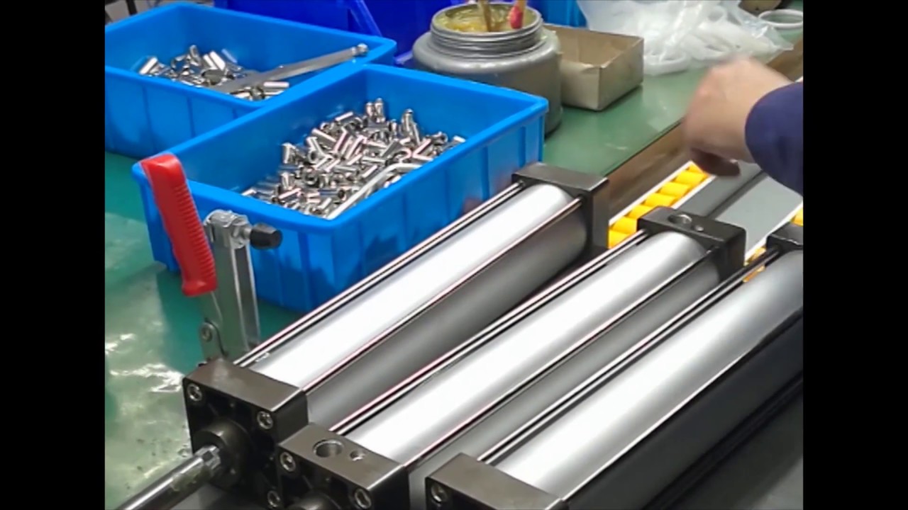 How to assemble and test air cylinder
