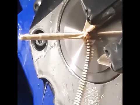 Изготавливаю шпильки из латуни длиной 50 мм на станке Ge Fong #Shorts