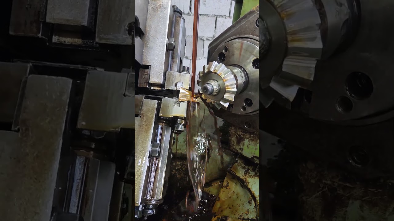 Как изготовить коническую шестерню#shortvideo #shorts #short #shortsvideo #engineer #cnc #токарь