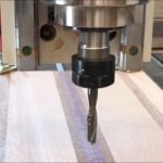 Как кроит деревянный щит фрезер ЧПУ WATTSAN | Фреза спиральная CMT Solid carbide upcut spiral bit