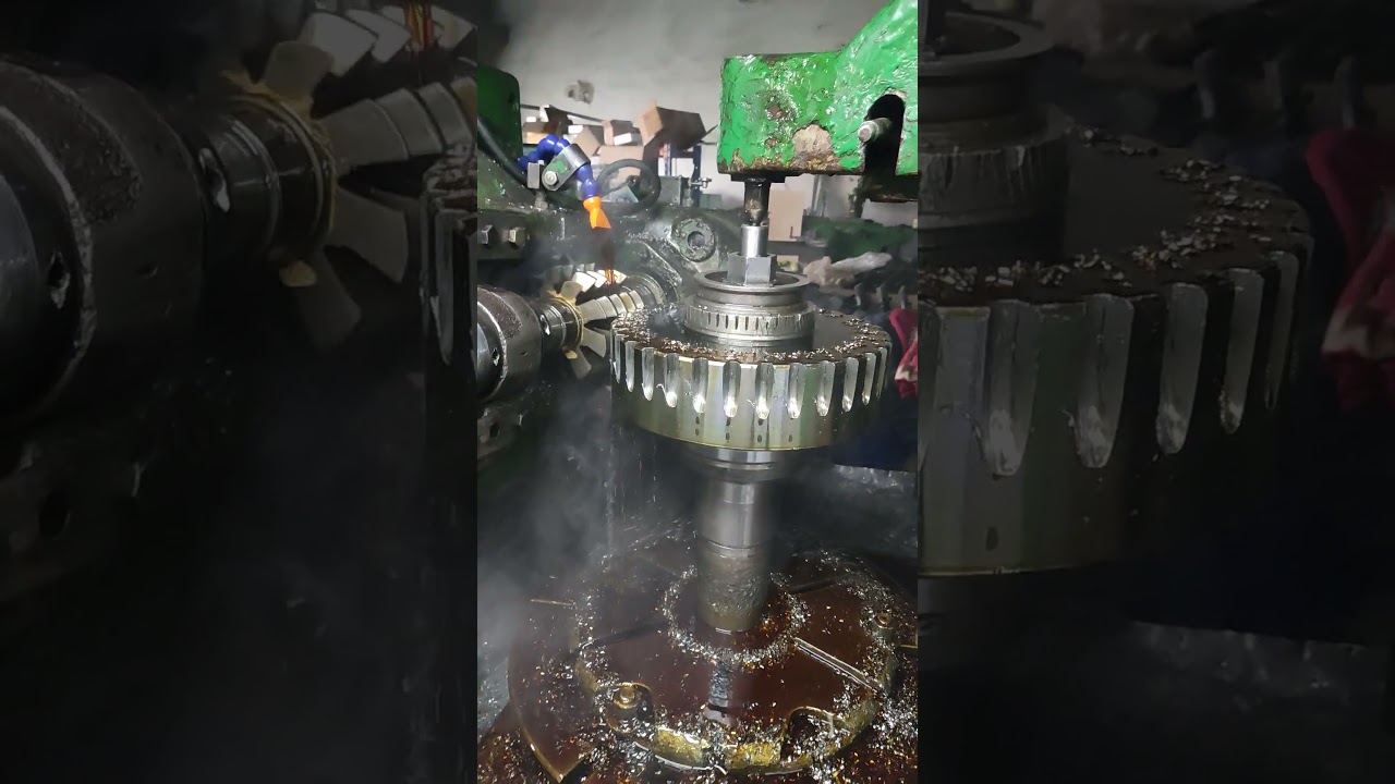Как нарезать зубья шестерни Z33 модуль 10#shortvideo #sorts #shortsvideo #shorts #short  #engineer