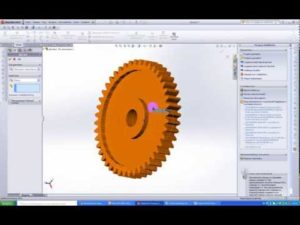 Как нарисовать зубчатое колесо в SolidWorks