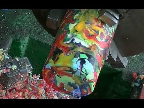 Как плавить цветной пластик Плавим детские игрушки