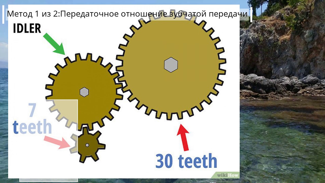 Как рассчитать передаточное отношение зубчатой передачи