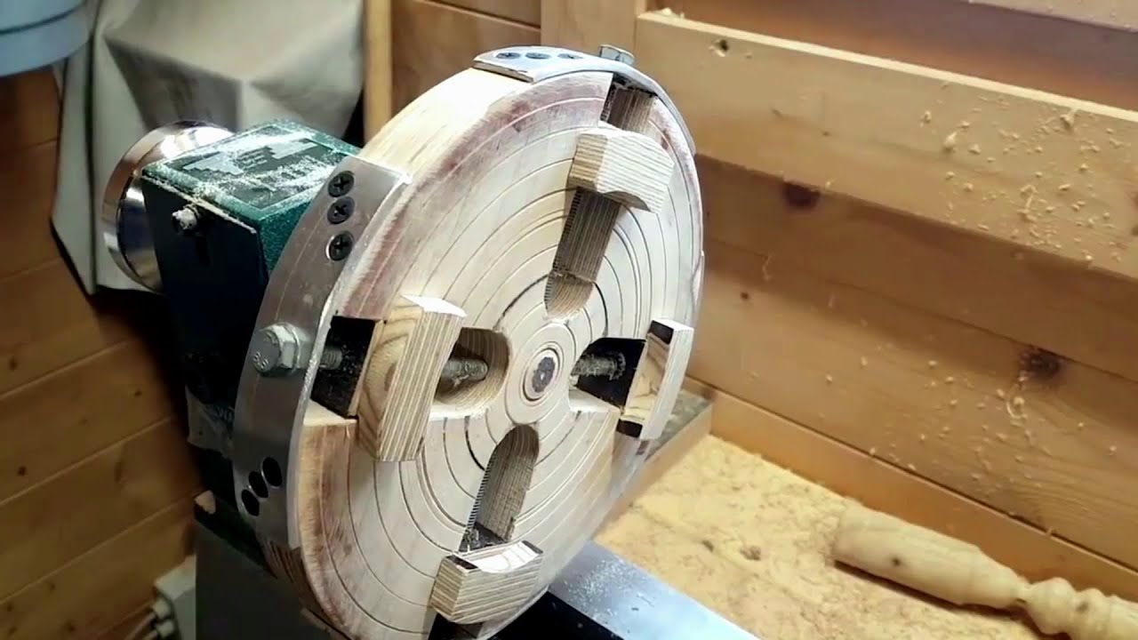 Как сделать токарный патрон из фанеры своими руками.DIY
