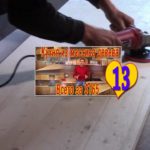 Как шлифовать болгаркой столешницу кухни из массива дерева! 13