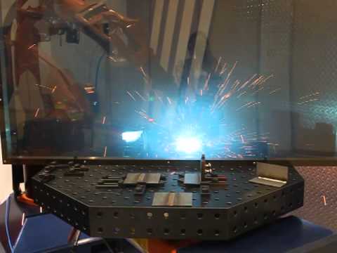 Комплекс для позиционирования деталей и сварки изделия, KUKA.