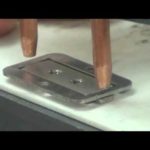 Контактная точечная сварка стальных пластинчатых деталей аппаратом CD600DP