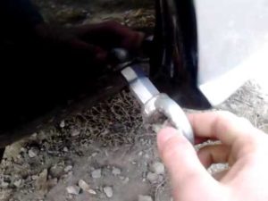 Лада Калина Переделка с задней буксировочной петлёй (Вкручмваемая буксировочная петля)
