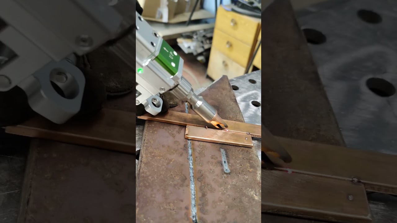 Лазерная сварка меди 4 мм. #laser #laserweldingmachine