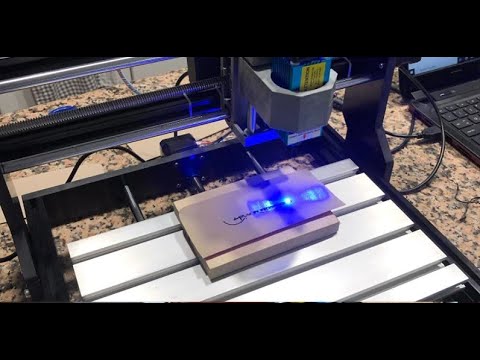 Лазерный гравировальный станок Nakupenda CNC 3018 PRO. Лазерный фрезерный станок по дереву