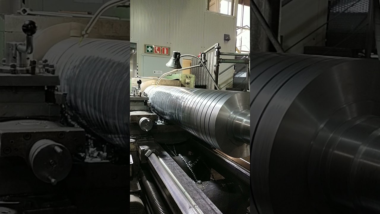 Механическая обработка вала на токарном станке.