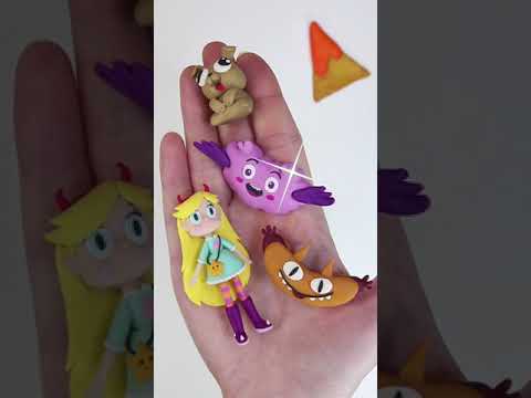 Мои #поделки из полимерной глины и #косплей на Стар против сил зла 😉⭐