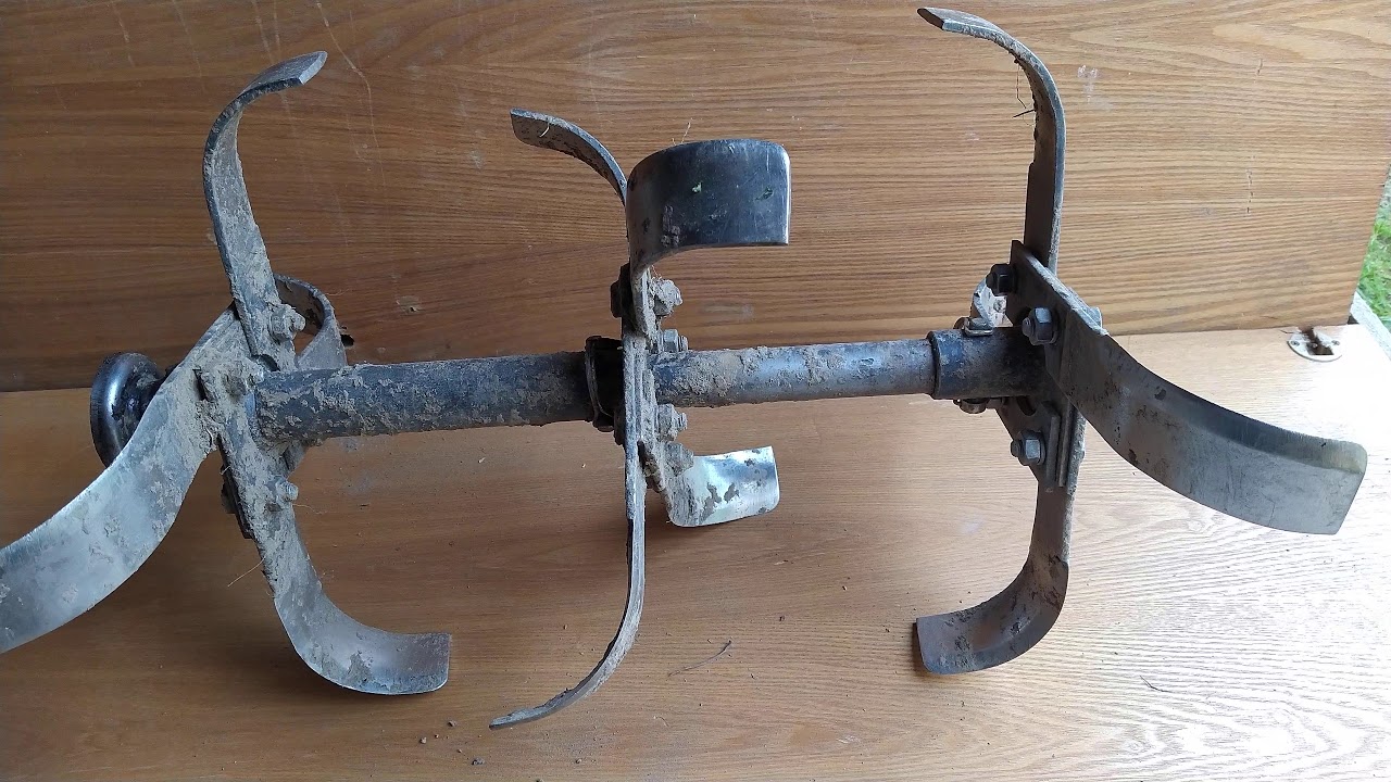 Мотоблок зарывается?Сборка фрез "чтобы не тонул". Assembly of the milling cutters of the motoblok.