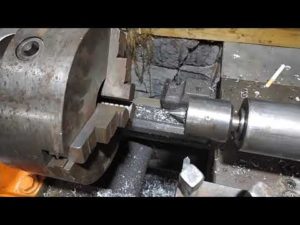 Нарезание резьбы М8 шаг 1.25 на токарном станке