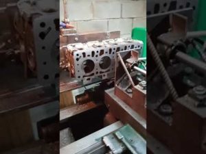 Необычная фрезеровка гбц на токарном станке 1к62